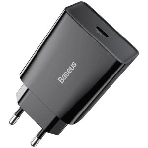 Kućni Punjač BASEUS Mini Quick Charger 20W, USB-C, Black, CCFS-SN01