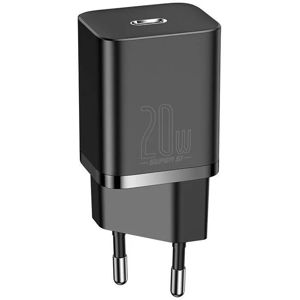 Kućni Punjač BASEUS Super Si Quick Charger, USB-C, 20W, Black, CCSUP-B01