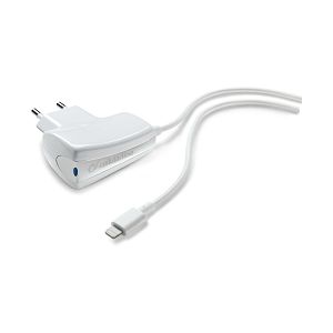 Kućni Punjač CELLULARLINE, 5W,  MFI, Lightning Kabel 160cm, Bijeli