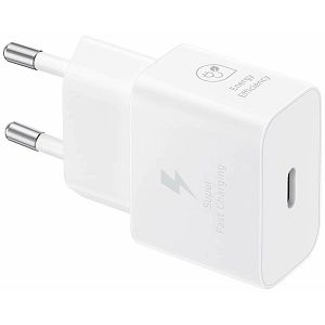 Kućni Punjač SAMSUNG, EP-T2510XWEGEU, 25W, 1xUSB-C, Kabel USB-C, White