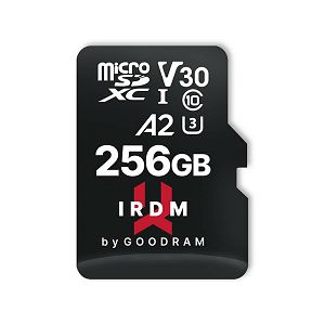 Memorijska Kartica GOODRAM, IRDM, IR-M2AA-2560R12, 256GB microSDXC UHS-I U3 A2+Adapter