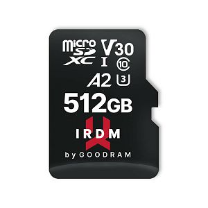 Memorijska Kartica GOODRAM, IRDM, IR-M2AA-5120R12, 512GB microSDXC UHS-I U3 A2+Adapter