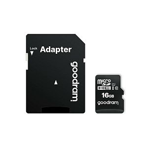 Memorijska Kartica GOODRAM M1AA-0160R12, 16GB microSDHC Class 10 UHS I+Adapter