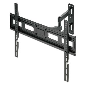 Nosač TV MANHATTAN 462426, Zidni, Univerzalni, 37"-70", 35kg, Full Motion, 1 Ruka, Visina/Nagib/Okretni, Crni  