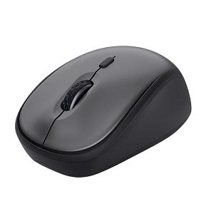 Miš TRUST Yvi+, Silent Click 24549, Bežični, Black