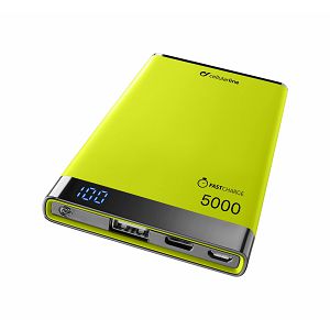 Prijenosna Baterija CELLULARLINE Manta, 5000 mAh, USB-C, Zelena