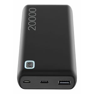 Prijenosna Baterija CELLULARLINE Essence 20000 mAh, Crna
