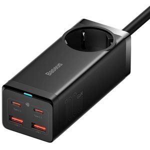 Produžna Utičnica/Kućni Punjač BASEUS GaN3 Pro Desktop 100W, Kabel C-C, Black, PSZM000401