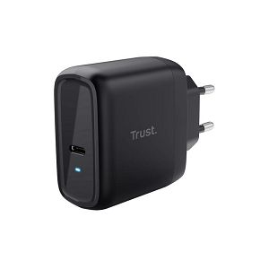 Kućni Punjač TRUST, Maxo 65W, 24817, 1xUSB-C, Kabel USB-C na USB-C, Black