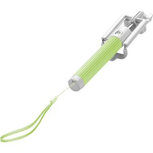 Selfie Stick CELLULARLINE, Voyager, Zeleni
