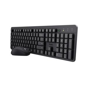Set TRUST Ody II 24384, Tipkovnica i Miš, Bežično, HR/SL, Black