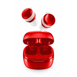 Slušalice CELLULARLINE, AUDIO MUSIC SOUND, Flow, Bluetooth, In-Ear, TWS, Red