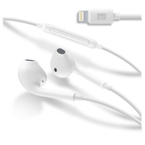 Slušalice CELLULARLINE, Eagle, In-Ear, Lightning, Bijele