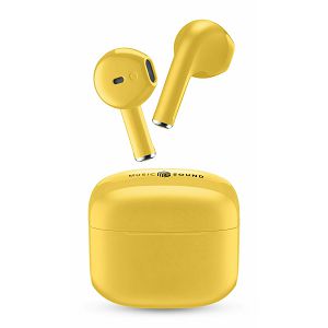 Slušalice CELLULARLINE, MUSIC SOUND, Swag, Bluetooth, In-Ear, TWS, Yellow