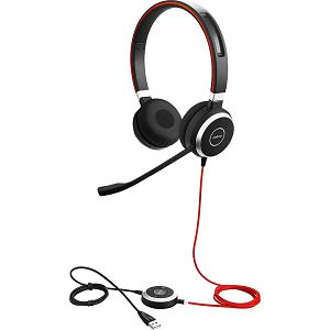 Slušalice JABRA, Evolve 40, Naglavne, Mikrofon, UC, USB, 3,5mm, Crne 