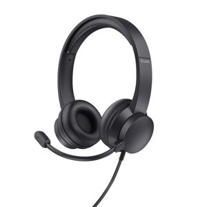 Slušalice TRUST Ayda 25088, Naglavne, USB, PC, Black