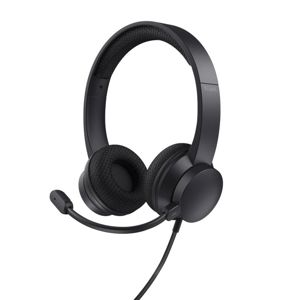 Slušalice TRUST Ayda 25089, Naglavne, USB, ENC,  PC, Black