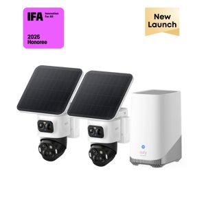 Solarna kamera EUFY eufyCam S4 x2 + HomeBase 3, E81723W1