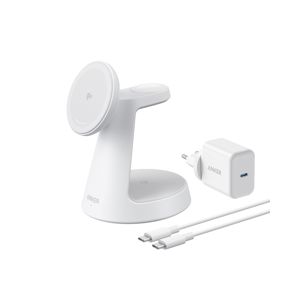 Stanica za bežično punjenje ANKER, Dock Stand, Mag Go 3u1, B25M4G21, 15W, White