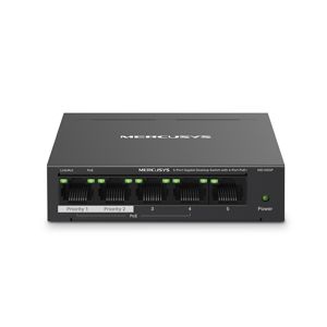 Switch MERCUSYS MS105GP 5 Port, Gigabit, Desktop, 4×PoE+, 1×Non-PoE, 65W, MS105GP