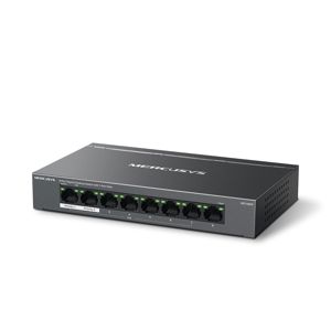 Switch MERCUSYS MS108GP, 8 Port,Gigabit,  Desktop, 7×PoE+, 1×Non-PoE, 65W, MS108GP