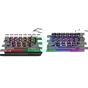 Tipkovnica, TRUST, GXT 867 Acira, Mini,Gaming, Mehanička, Osvjetljenje, US, Black