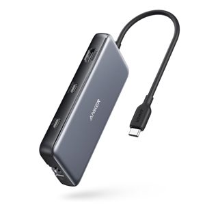 USB Hub ANKER 555 A83830A2, 8u1, USB-C na 2xUSB-A 3.2, 2x USB-C, HDMI, RJ45, SD/MicroSD