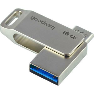 USB Memorija GOODRAM ODA3-0160S0R11, 16GB, 3.2, USB-A/Type-C, Srebrni