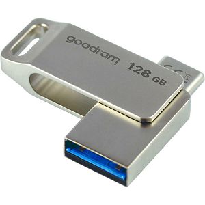 USB Memorija GOODRAM ODA3-1280S0R11, 128GB, 3.2, USB-A/Type-C, Srebrni