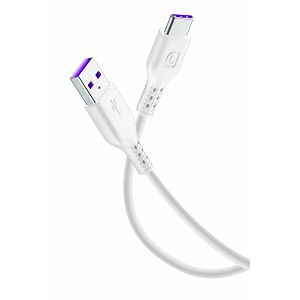 Kabel CELLULARLINE, Huawei SuperCharge®, USB-A na USB-C, 120cm, Bijeli