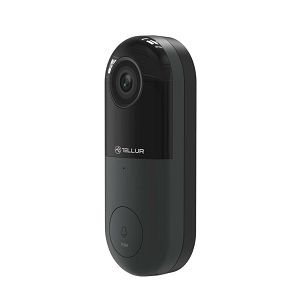 Video Zvono Smart TELLUR, WiFi, HD, IR, TLL331251, Crno