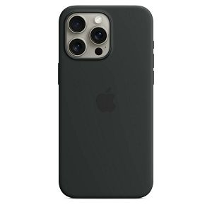 Zaštitna Maska APPLE, Silicon Case, Magsafe, iPhone 15 Pro Max, MT1M3ZM/A, Black