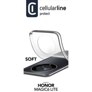 Zaštitna Maska CELLULARLINE, Soft, Honor Magic 6 Lite, Prozirna