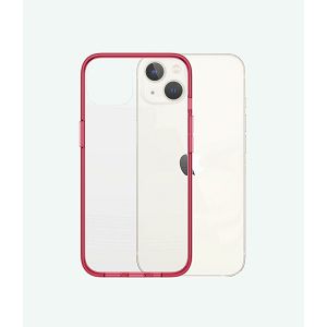 Zaštitna Maska PANZERGLASS, ClearCase Apple iPhone 13, Antibacterial, Crvena