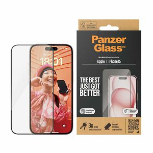 Zaštitno Staklo PANZERGLASS, Apple iPhone 15, Ultra Wide Fit