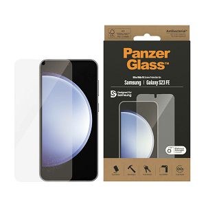 Zaštitno Staklo PANZERGLASS, Samsung Galaxy S23 FE, Ultra Wide Fit, Antibacterial