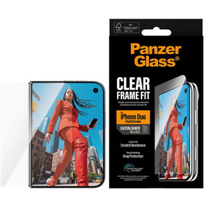 Zaštitno staklo PANZERGLASS za iPhone 18 Duo, UWF, EasyAligner, Clear