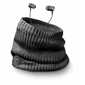 Šal Sa Slušalicama Zimski CELLULARLINE, Bluetooth, 2019, Crni
