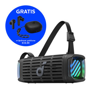 Zvučnik+Slušalice SOUNDCORE, Boom 3i + R50i, Bluetooth, Black