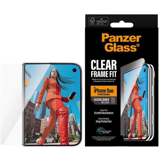 Panzerglass Zaštitno staklo za iPhone 18 Duo, UWF, EasyAligner, Clear
